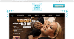 Desktop Screenshot of cosmeticacupuncturesd.com